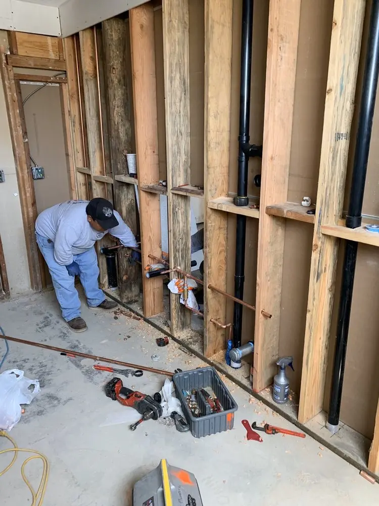 Commercial rough-in plumbing for Water Heater Replacement in Hemlock Hill